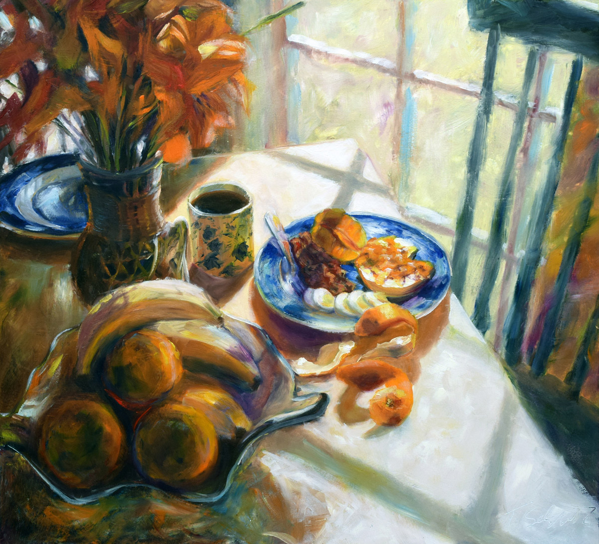 Orange Marmalade — breakfast table in morning light